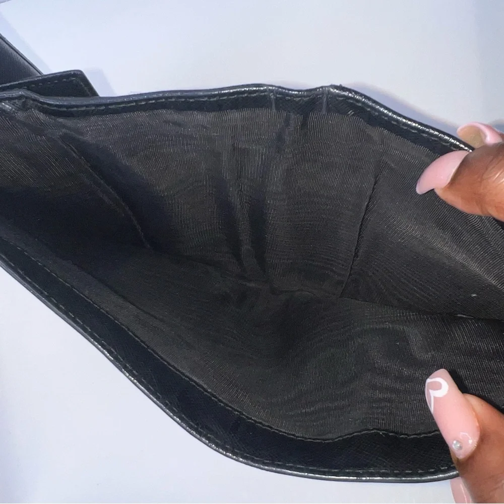 Prada Saffiano Trifold Leather Wallet